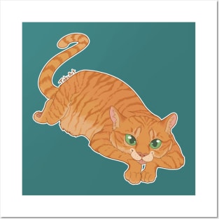 Ginger Kitty Posters and Art